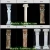 Import tapered fluted Roman entrance gate pillar designs from China