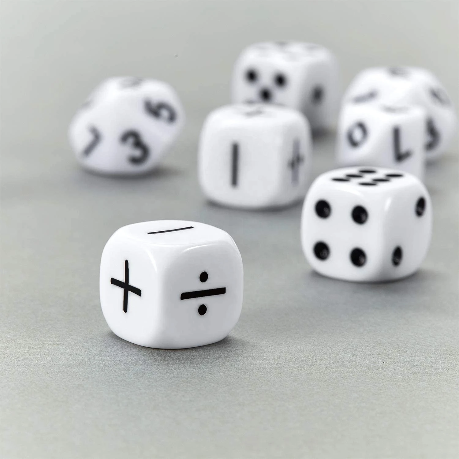 Teaching Dice Set Include Math Operation Number Dot Dice for Math Teaching Classroom Supplies