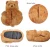 Import teddy bear slippers 2021 new arrivals women anti-slip plush winter warm slippers fuzzy teddy bear house slippers from China
