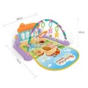 Termichy Toddler Play mat for Tummy Time Piano Inflatable On Floor Boy Baby Gym Playmat