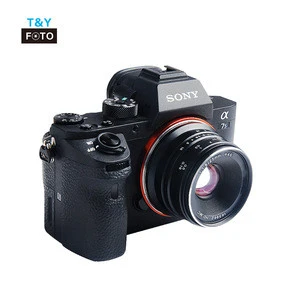 Tianya wholesale 25mm F1.8 large aperture manual focus micro dslr photo camera lenses optical for sony e-mount canon