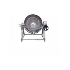 Tilting Stainless Steel Steam/Electric Jacketed Kettle with mixer/agitator