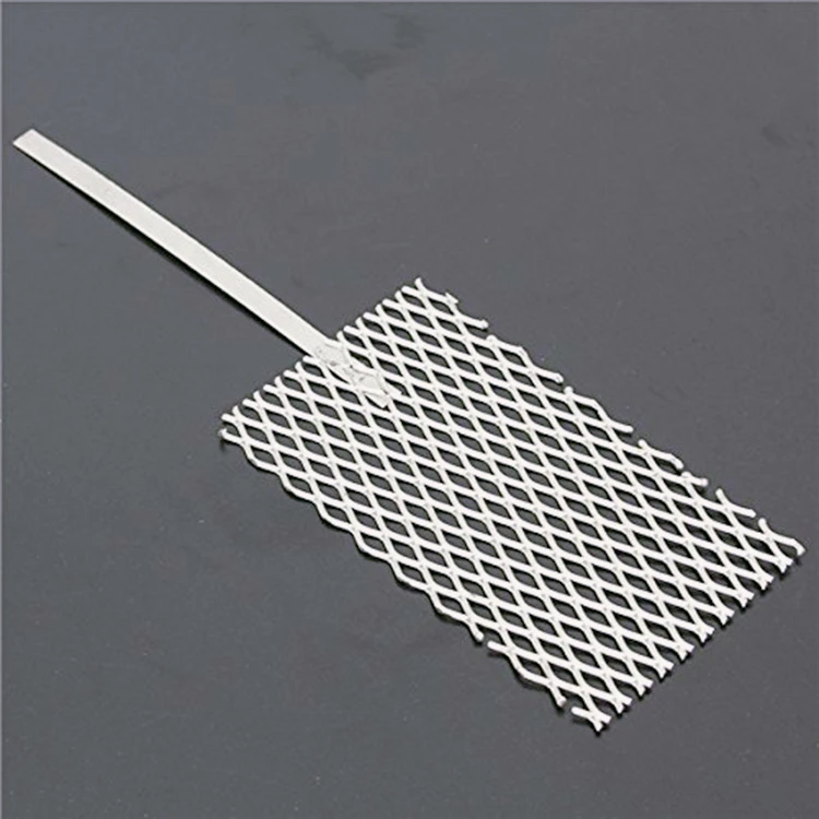 Titaniums Mesh Platinized Anode Rhodium Palladiums Jewelry Plating Plater Tool Mesh with Handle(Large)