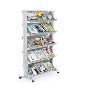 Buy Tmj-2178 Magazine Display Rack New Design Shape Fold Metal Magazine ...