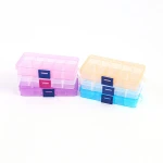 Top Quality 10 Grid Bead Organizer Adjustable Clear Plastic Storage Divider Plastic Box