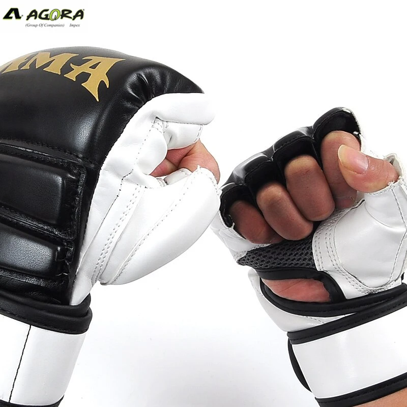 Top Quality Custom Logo PU Boxing Gloves MMA Boxing Gloves Punching MMA Training Gloves
