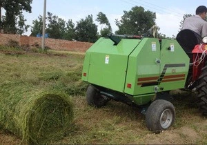 Top Quality Mini Round Grass Wheat Straw Hay Baler With CE Certificate Buyer 100% Praise India Twine Baler