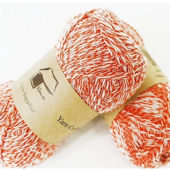 Top quality soft AB shade 7NM/1 acrylic cotton blended hand knitting yarn
