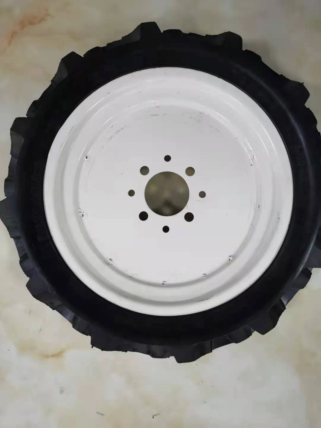 top quality solid  Agricultural farm wheel 5.00-12  with metal disk for trailer