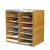 Import Top sale 28*28*35.5cm wood desk organizer for office from China