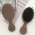 Import Top selling black customized plastic boar bristle hair brush,oval paddle hair brush wholesale from China
