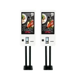 Totem Fast Food 21.5 24 32 inch Touch Screen Self-service Software Payment Terminal Self Ordering Kiosk for Restaurants