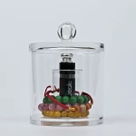 Transparent Acrylic Jewelry Box Cosmetic Storage Makeup Organizer Display