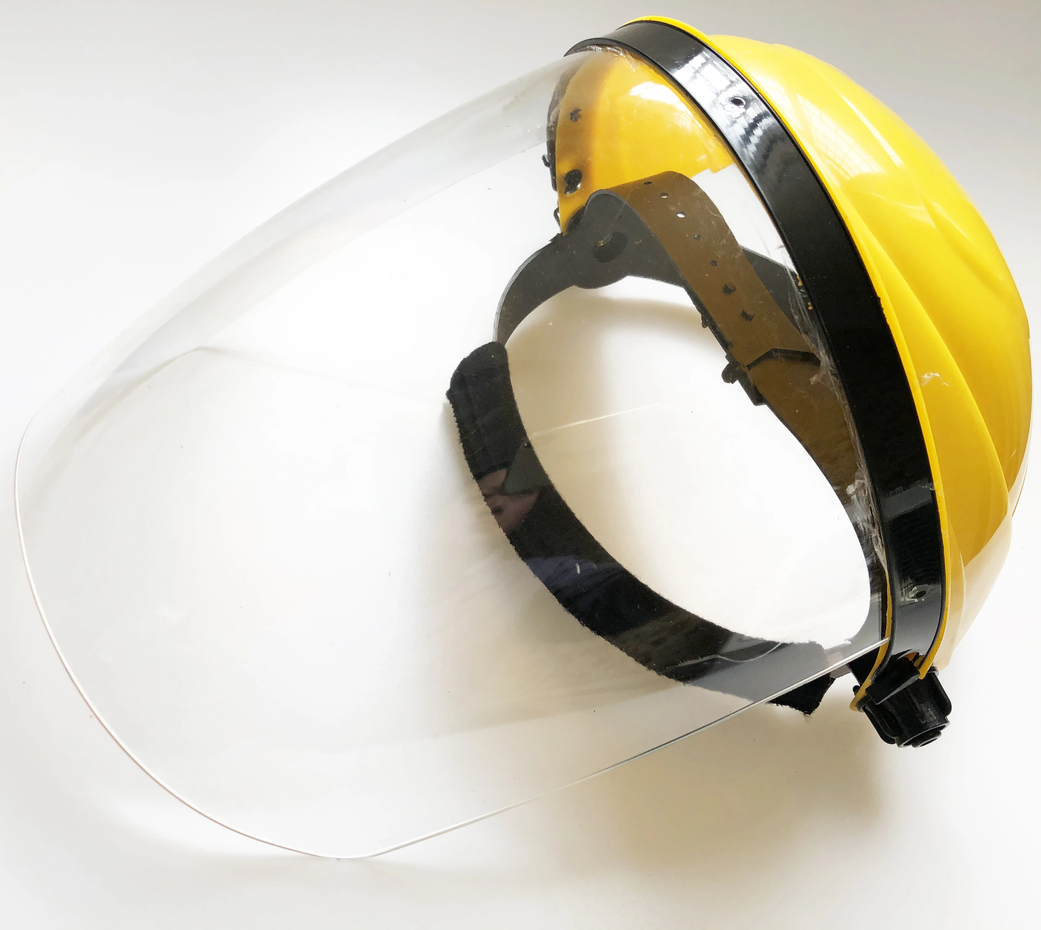 Transparent safety face visor shield since 2000 face shield headband helmet