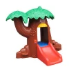 Tree model kids playhouse with slide toys for play centre