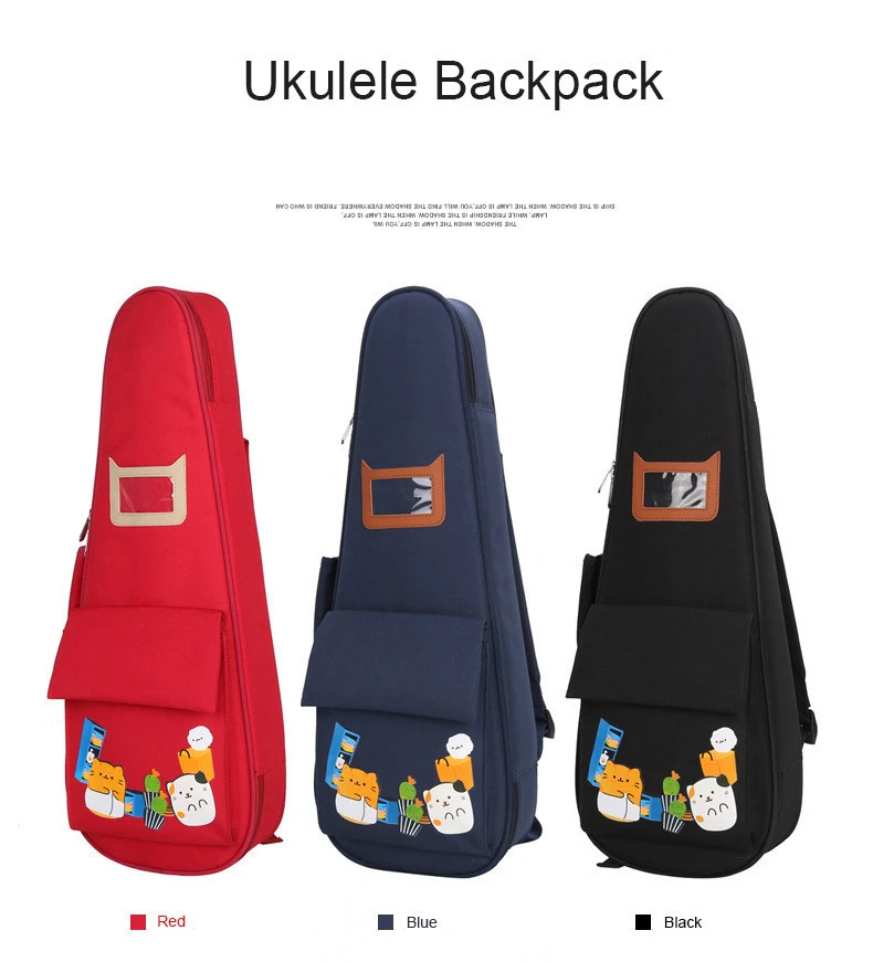 Trending 2020 Kids Ukulele Backpack Customized UKLL Bag Ukelele Handbag Instrument Bag