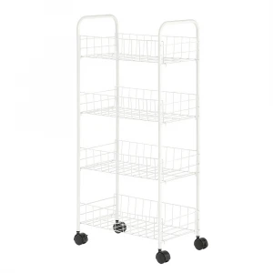 Trolley 3 Storage Shelves Steel hand cart trolley price kitchen