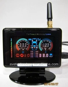 TRUCK TPMS: AVE Color LCD TPMS for TRUCK/BUS/CVs TPMS Sensor Tire Pressure Monitoring System