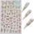 Import TSZS 2020 Popular Butterfly Nail Art Stickers Decals Self Adhesive Gold Silver 3D Laser Nail Sticker from China