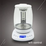 Tuya APP/Wifi control smart electric kettle works with alexa and google home wifi kettle