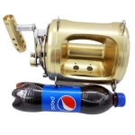 Two Speed Ocean Boat Fishing Reel 80w Max Drag 45kg sea fishing trolling reel Aluminum alloy saltwater  jigging big game reel