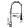 Two ways pull out brass spring kitchen faucet for sink PD trade assurance pull down taps