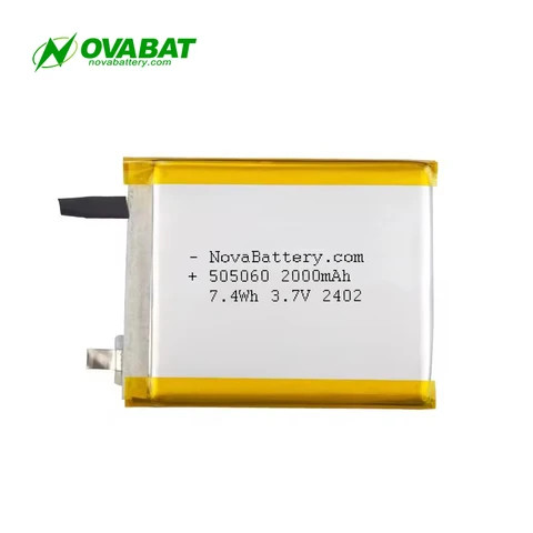 UN38.3 Kc Approved 505060 605060 705060 Lithium Polymer Battery High Quality 3.7V 2000mah lipo Battery For Beauty Machine