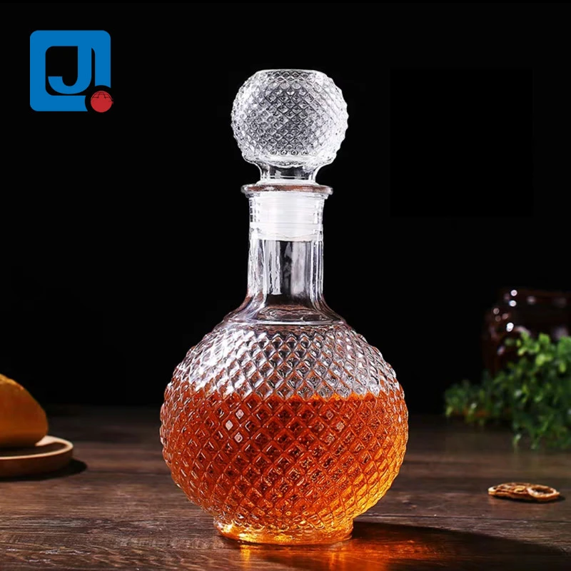 Unique oval shape XO/brandy/whisky /vodka /wine glass bottle spirits