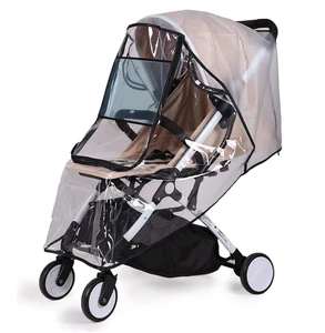 Universal Baby Travel Weather Shield Windproof Waterproof Protect Anti Dust Snow Stroller Rain Cover