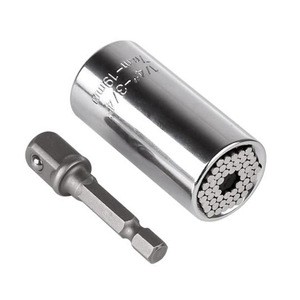Universal Torque Wrench Head Set Socket Sleeve 7-19mm Power Drill Ratchet Bushing Spanner Key Magic Multi Hand Tools