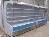 upright display refrigerator with built in compressor