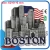 Import USA Boston City Paul Revere with Flag Tourist Souvenir 3d Fridge Magnet from China