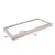 Import USA size stainless steel aluminum custom logo car license plate frame from China