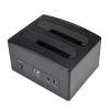 USB 3.0 to SATA  all in one dual usb 3.0 hdd docking station