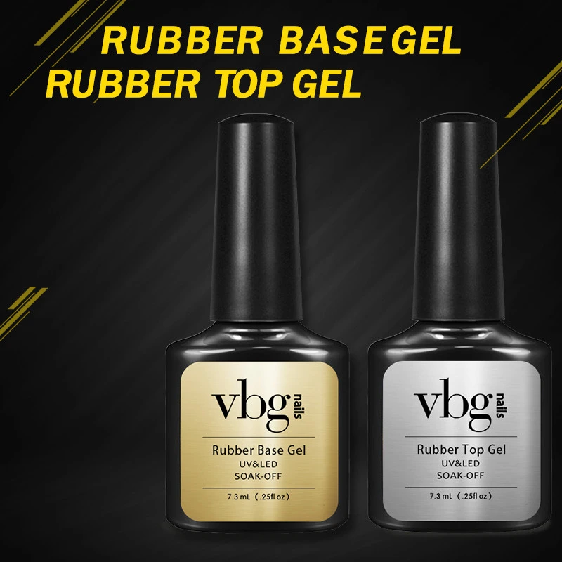 VBG factory non-cleaning top coat good price nail printer gel nail top coat and base coat