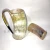 Import Viking Drinking Horn Mug with a horn glass Buffalo Horn Beer Mug with glass combo from China