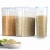 Import VOZVO Large Cereal Container Keeper - Set of 3, Plastic Storage Dry Food Containers, Airtight, Leakproof seal Lids from China