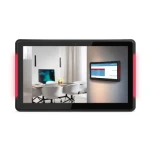 Wall Mounting Meeting Room Booking System 13.3 Inch with LED Light Bars Android Tablet