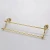 Import WANFAN 4548 Classic Crystal Decorative Wall Mounted Gold Double Towel Bar from China