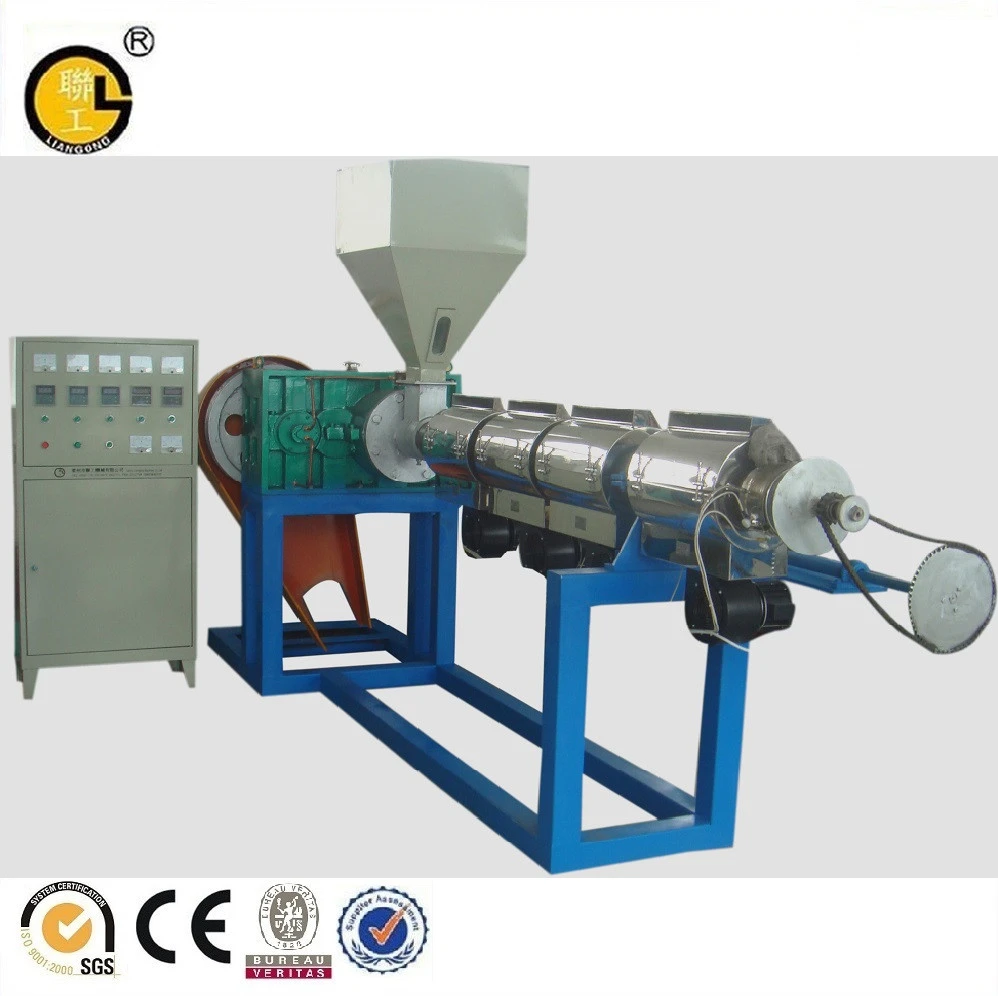 waste pvc plastic recycling granulation machine