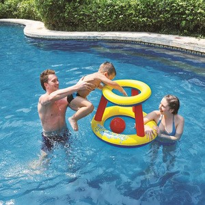 Water Sports Inflatable Pool Basketball game Set Floating Pool Hoops Basketball Game
