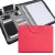 Import Waterproof Leather Zipper File Folder Bag,Multifunction Portfolio Folder,a4 Leather Document file folder from China