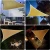 Import Waterproof Patio Restaurant Cafe Hotel Triangle Sun Shade Sail Outdoor Rectangle LED Sun Shade Sails from China
