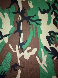 Waterproof Polyester/Cotton blended ripstop fabric VAT-printed with camouflage for military uniform