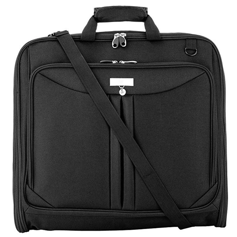 Waterproof travel 3 suit carry on garment bag for business with shoulder strap