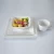 Import WEIYE 4pcs white plates porcelain sets vajillas de porcelana cuadrad square dinner set durable tableware modern white tableware from China