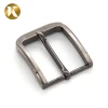 Wenzhou KML Good quality wholesale 35mm zinc alloy cheap buckles for belts black buckle custom belt buckles