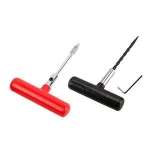 Wheelsky portable soft cover big T metal handle needle files probes car tire repair tools