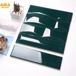 Wholesal Pink Square Subway Porcelain 3d Bathroom Wall Tile Stickers Kitchen Wall Tile Sticker
