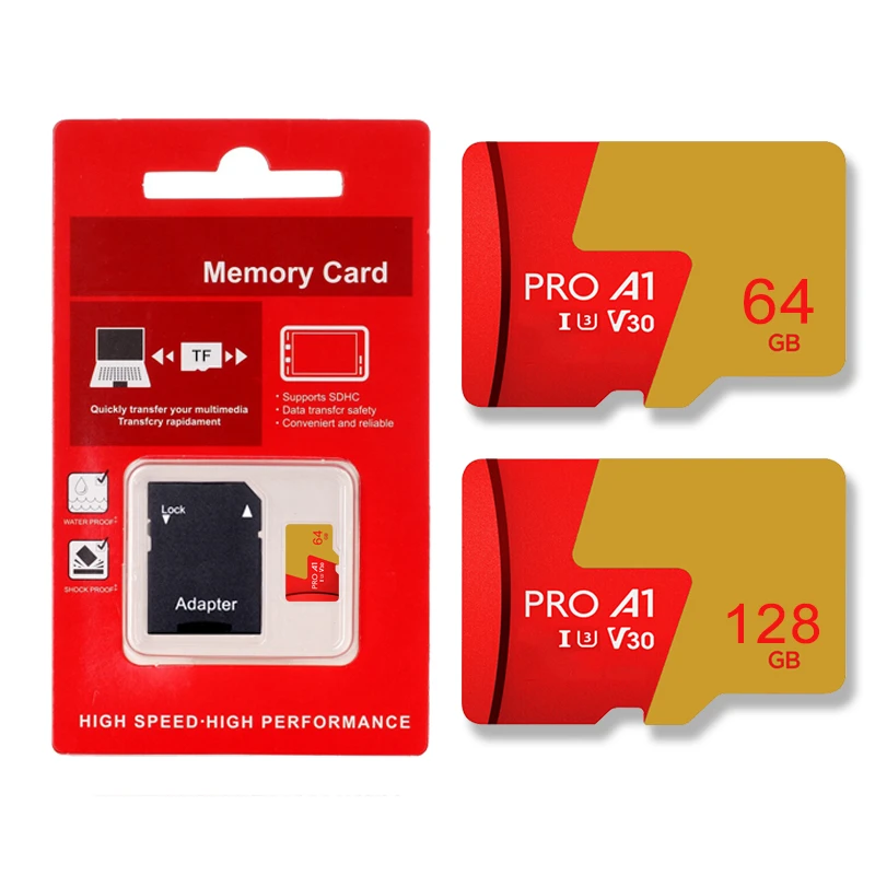 Wholesale 16gb Micro Memory Sd Card 32gb 64gb 128g 256gb Class10 U1 U3 16gb Micro Tf Sd Cards